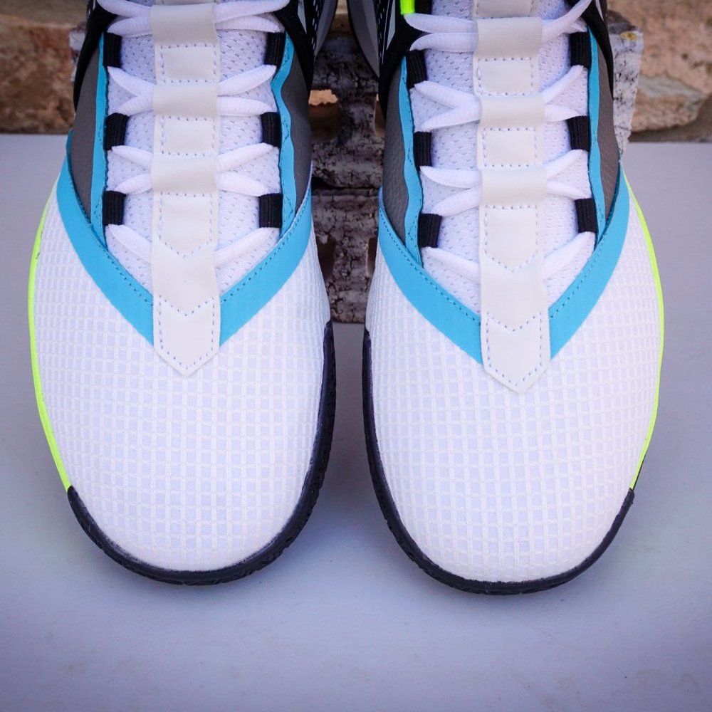 AND1 CHARGE WHITE HIGH VOLT *UNRELEASED COLOR* BASKETBALL SNEAKERS SHOES - Picture 8 of 13
